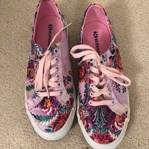 Superga silk sneakers